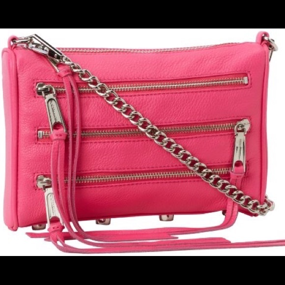 Rebecca minkoff pink crossbody Clearance